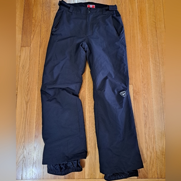 Rossignol Women's Ski Pants Size 14 Black Adjustable Waist Straight Leg Winter - Picture 2 of 14